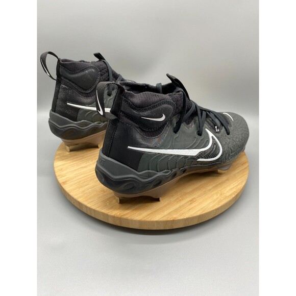 Nike Alpha Huarache NXT Black Metal Baseball Cleats DJ6517-010 Shoes Mens Sz 7 - Picture 3 of 12